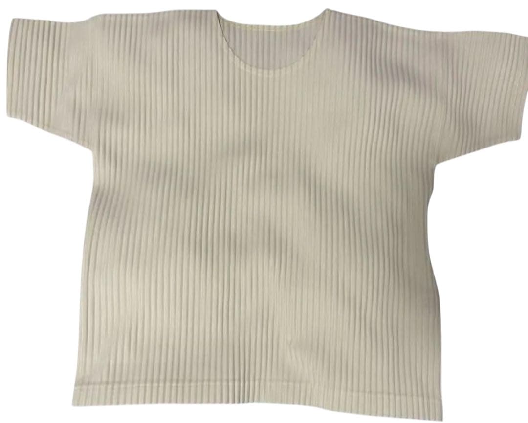 hommeplisse イッセイミヤケ　オムプリッセ　半袖トップス　サイズ2