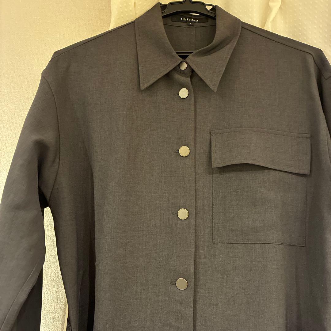 UNTITLED オールインワン グレー M