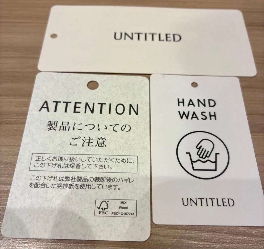 UNTITLED オールインワン グレー M