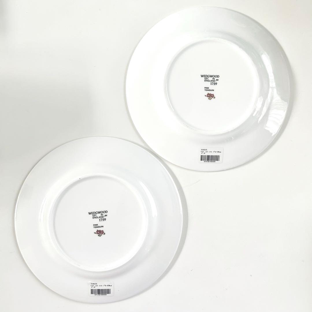 新品 ウェッジウッド ワンダーラスト トンキン ピンク プレート 20cm