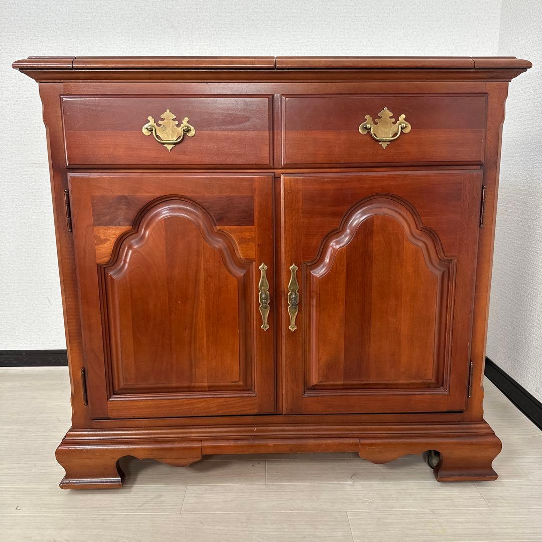 スタンレー ファニチャー キャスター付き キャビネット バーカウンター i4※