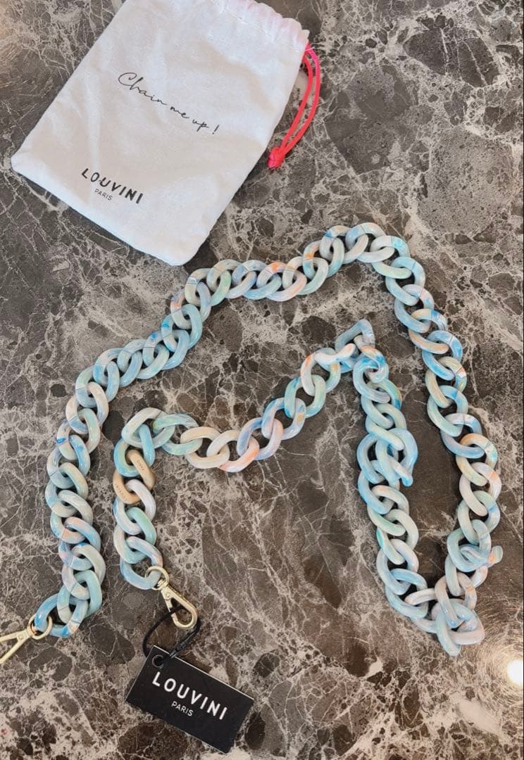 LOUVINI Paris スマホチェーンZOE ストラップ