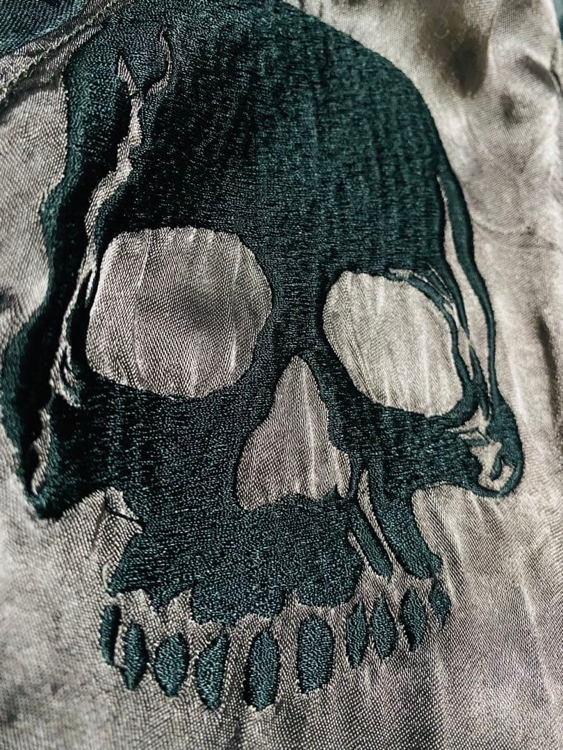 JUNK STAR 日本　限定版　スカジャン サテン　vintage 2面使う