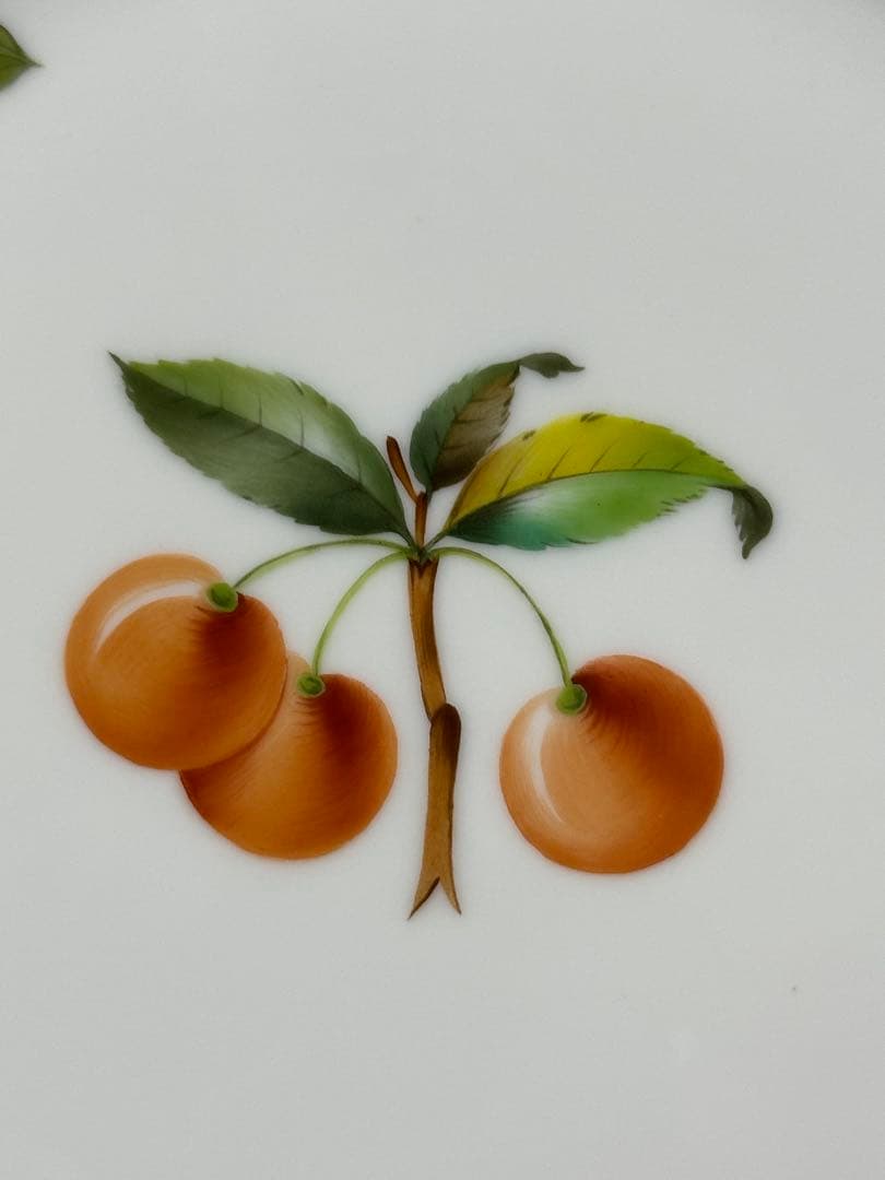 ①【美品】HEREND ヘレンド　エスキース　チェリー　カップ　プレート