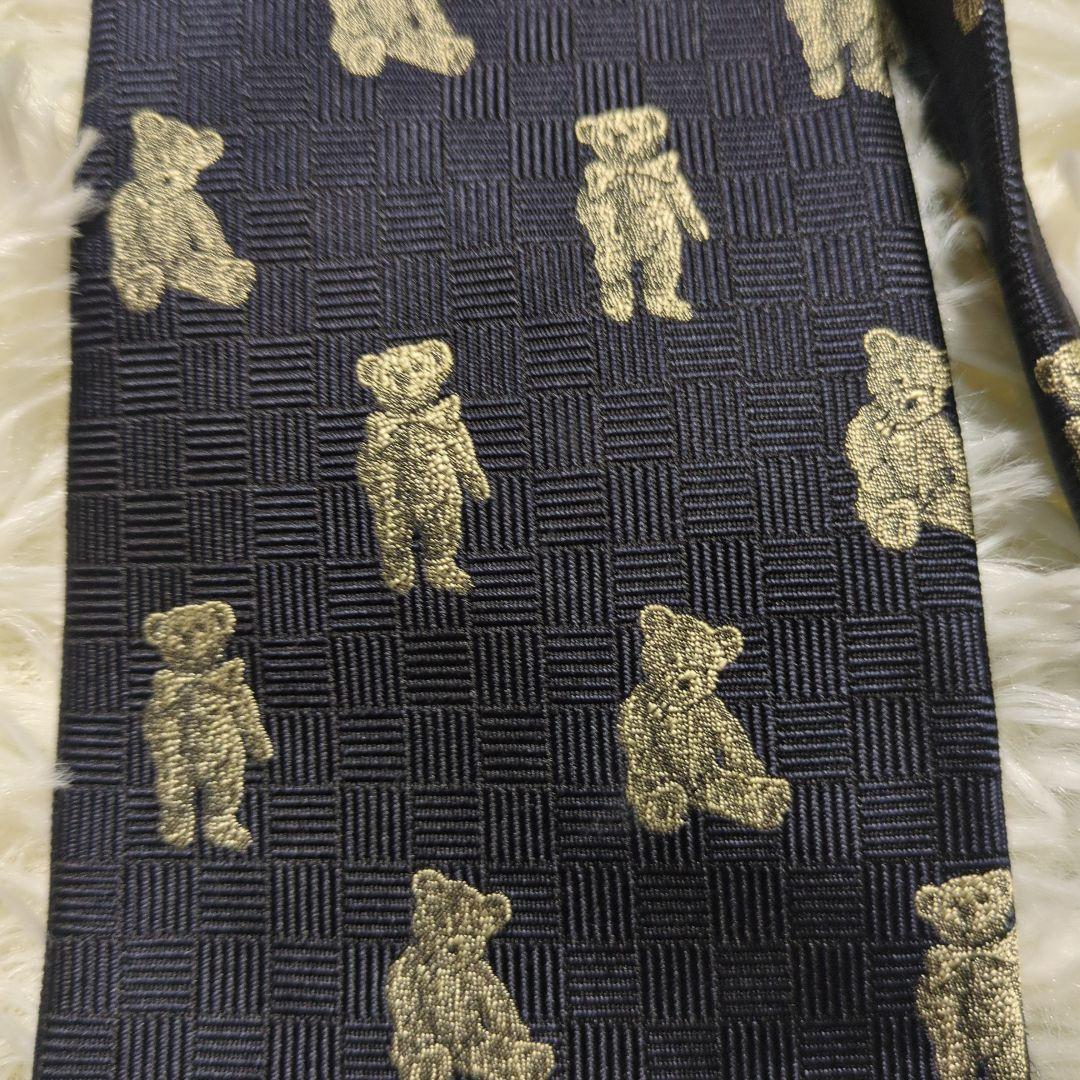 CHAPS RALPH LAUREN ネクタイ　ポロベア　総柄　日本製