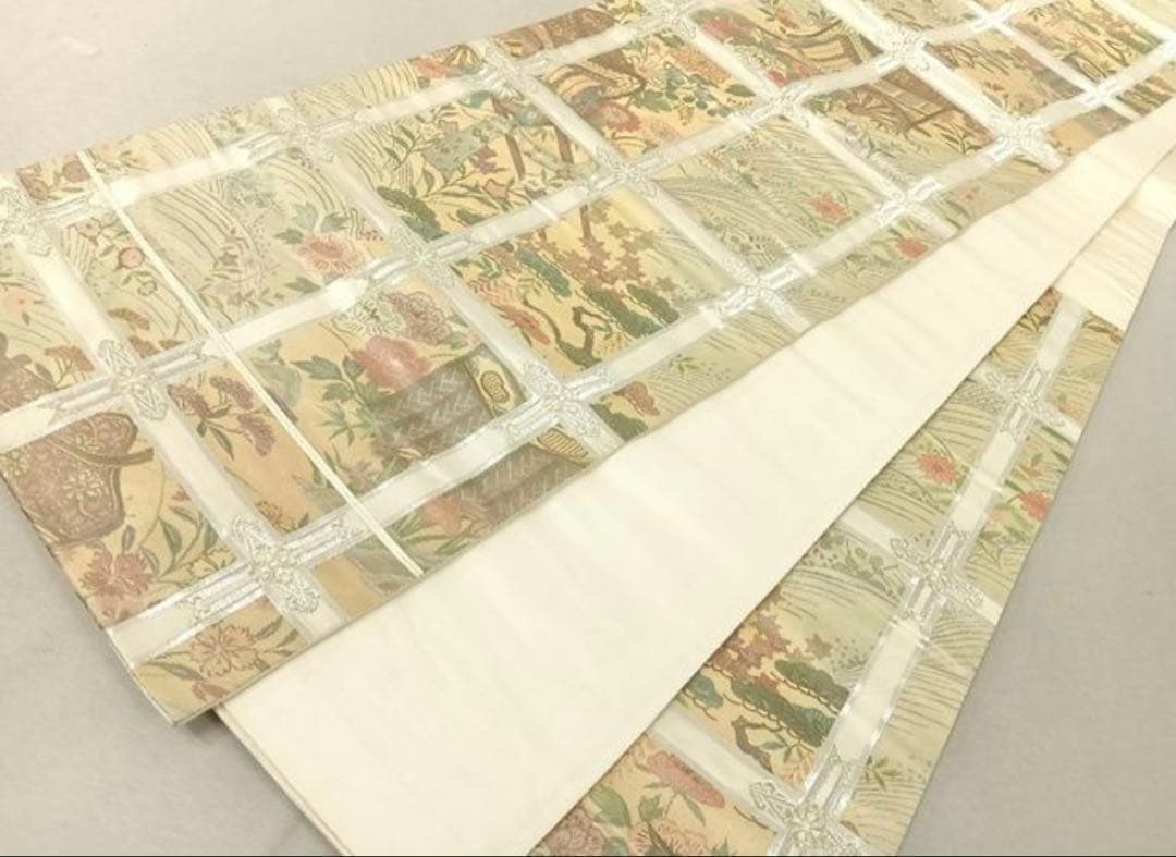 振袖 フルセット6点サイズM〜L 菊づくし銀駒刺繍　正絹　売り切り終了