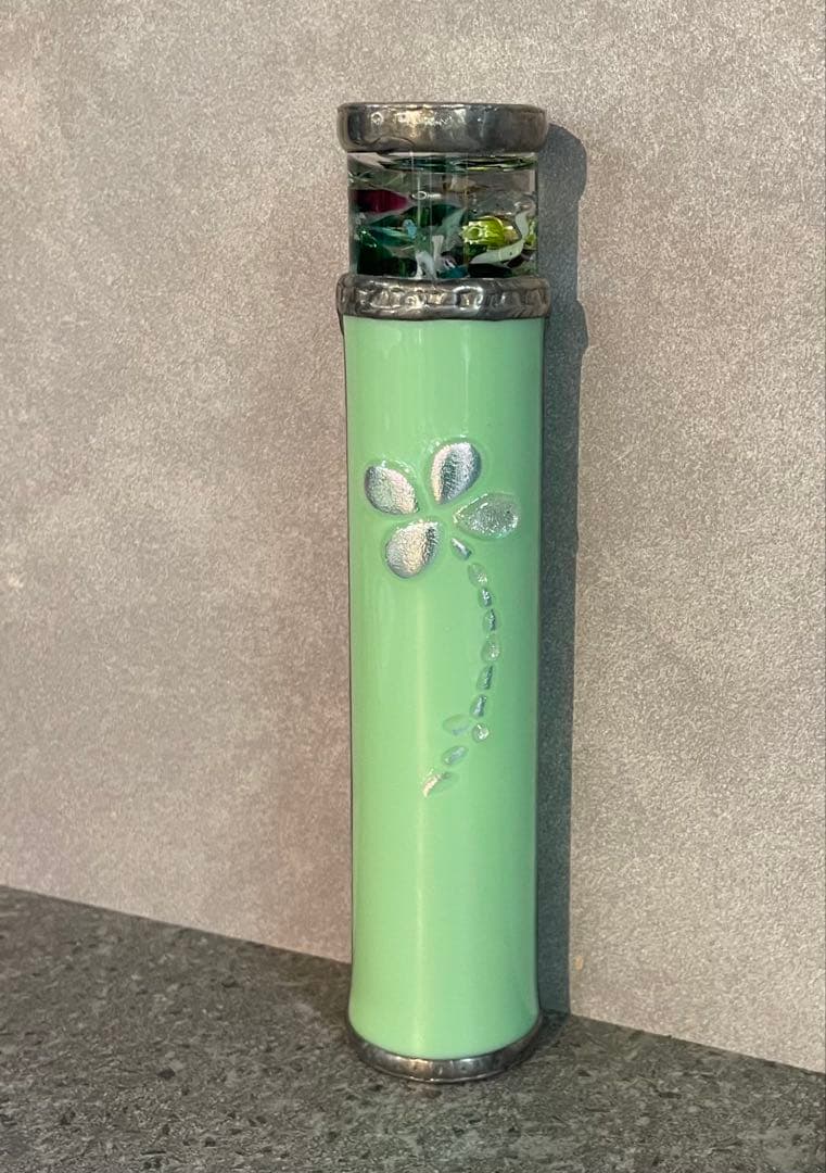 【万華鏡】ステンドグラス/オイル　池田憲昭作 希少品　袋付き