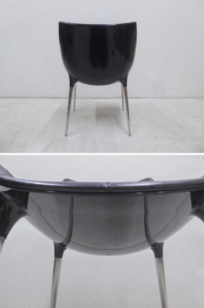 正規品 美品■Cassina■246 PASSION レザーダイニングチェア-1