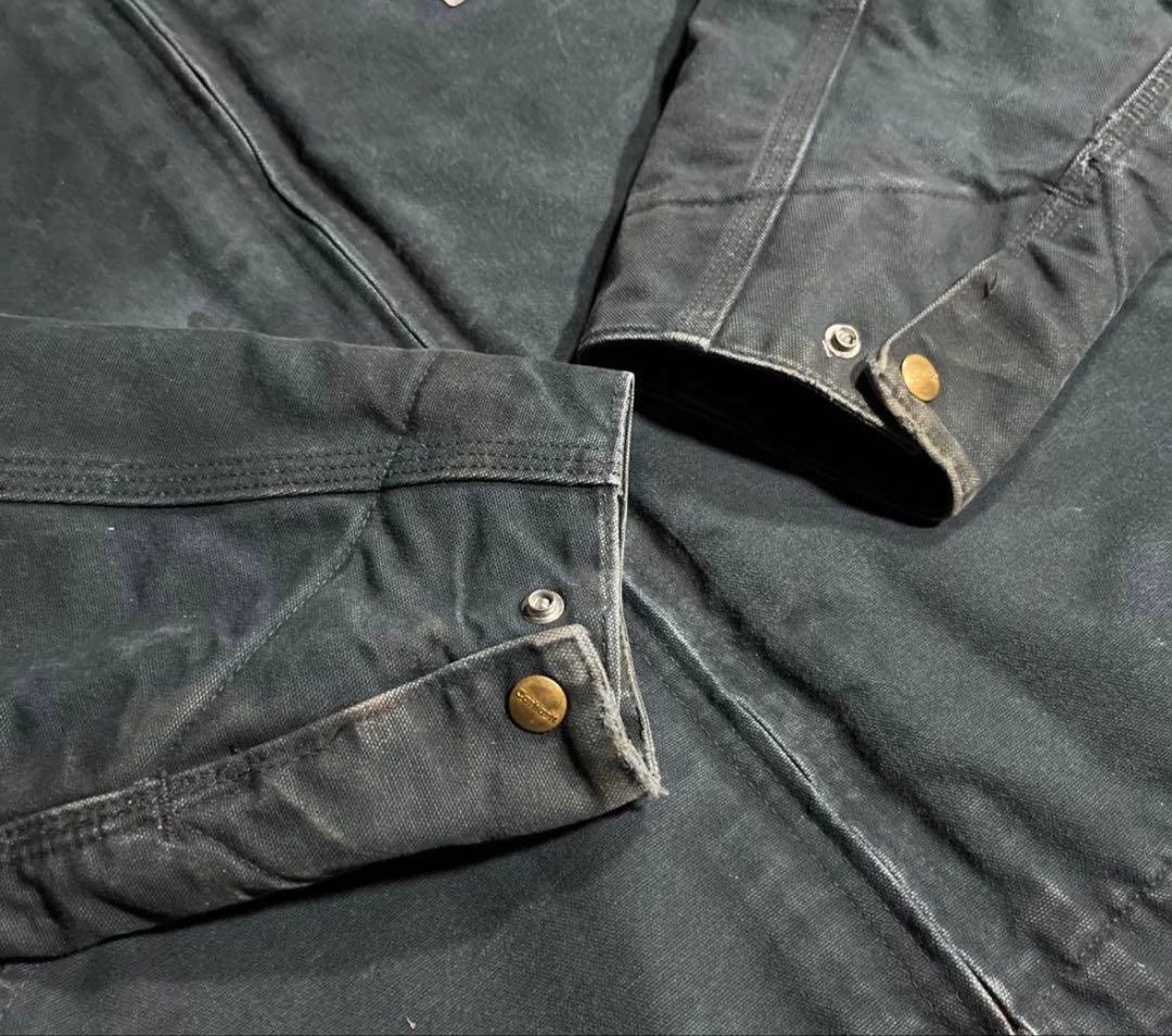 USA製 Carhartt デトロイトジャケット ブラックJ01 BLK