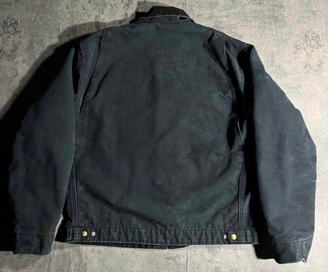 USA製 Carhartt デトロイトジャケット ブラックJ01 BLK