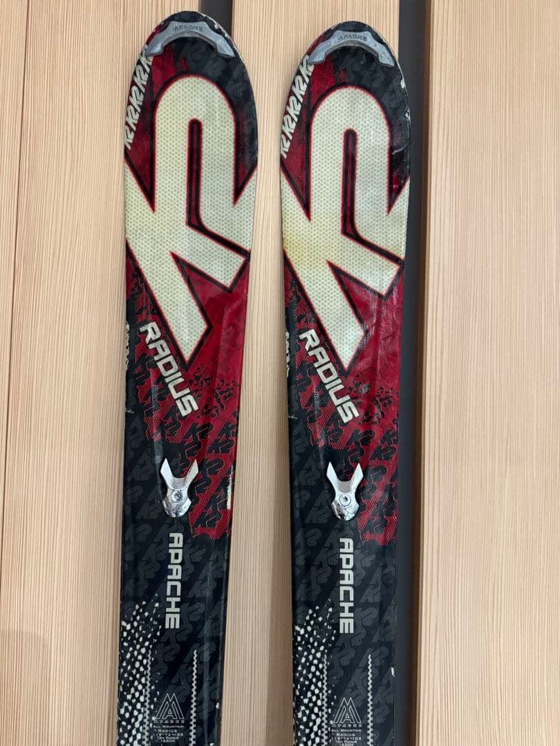 K2 APACHE RADIUS 163cm マーカー スキー板 ビンディング