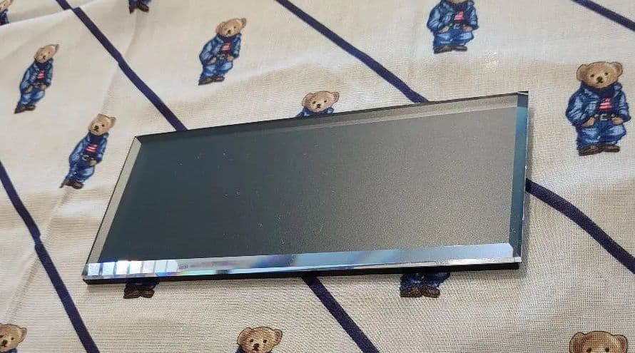 オーダーアクリル表札_最新鋭UV印刷＊4辺45度斜めカット＊300×500㎜まで