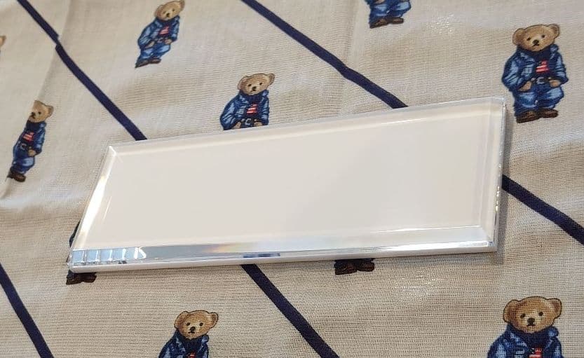 オーダーアクリル表札_最新鋭UV印刷＊4辺45度斜めカット＊300×500㎜まで