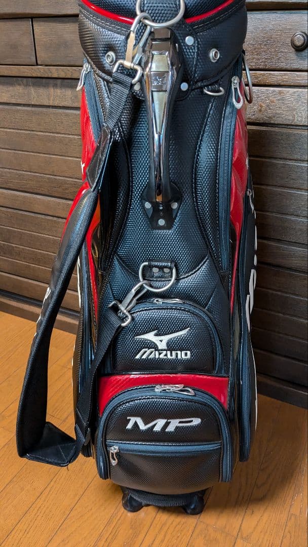 Mizuno MP ゴルフバッグ・キャディバッグ レッド/ブラック