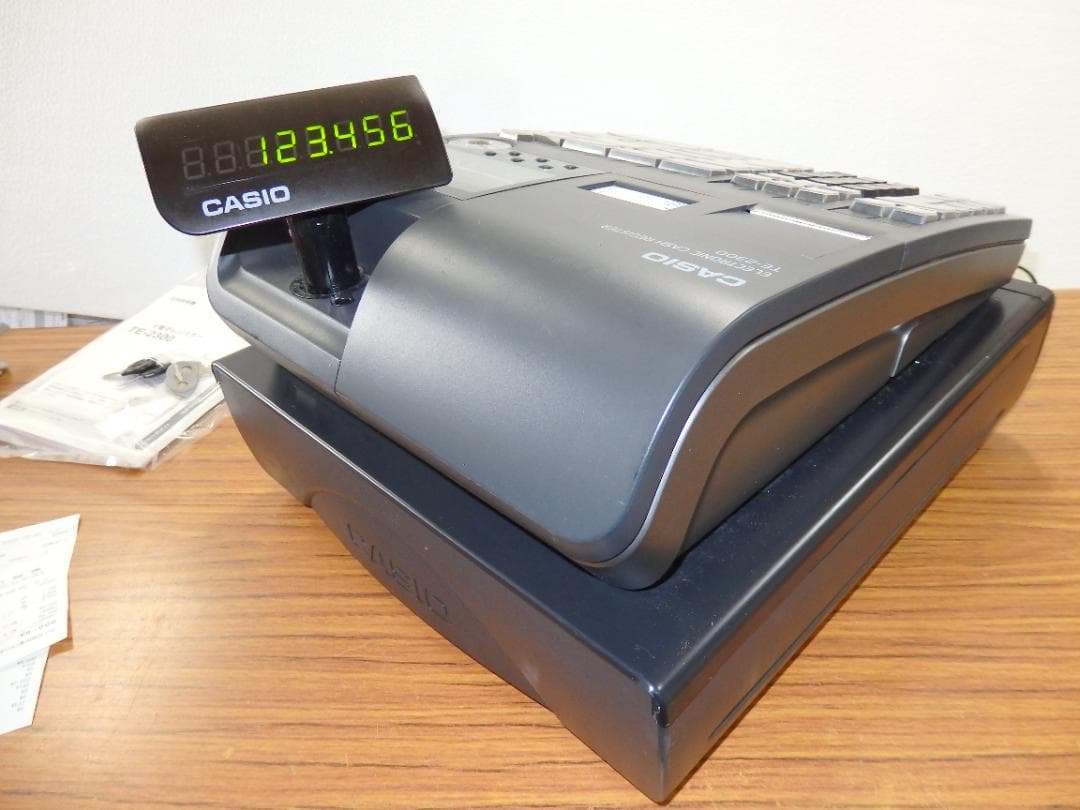 8020 設定無料 TE-2300 レジスター 15部門 軽減税率対応