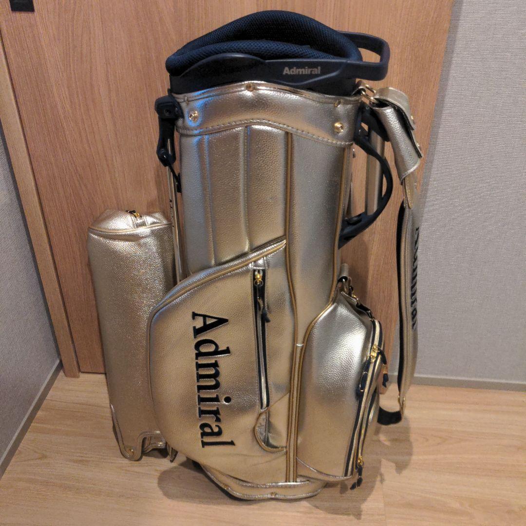 Admiral ゴルフバッグ ゴールド