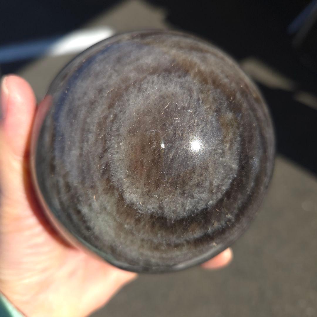 モリオン　スフィア　丸玉　台座付き