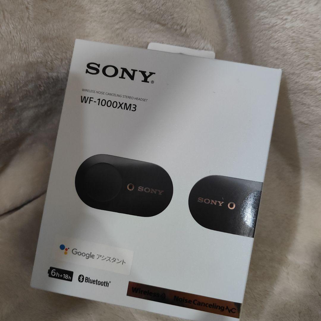 未使用SONY WF-1000XM3BM ワイヤレスイヤフォン