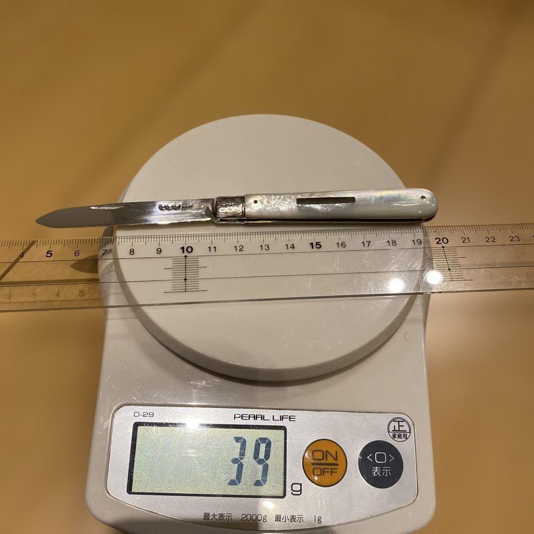 【シェフィールド・ナイフ、高級銀製フルーツナイフ（J.Y.C製）】アンティーク