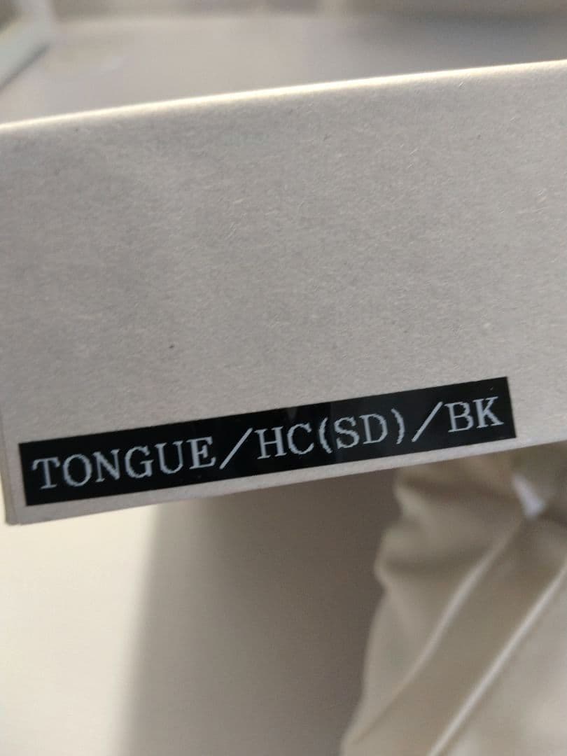 WILDSWANS ブラック シェルコードバン タング