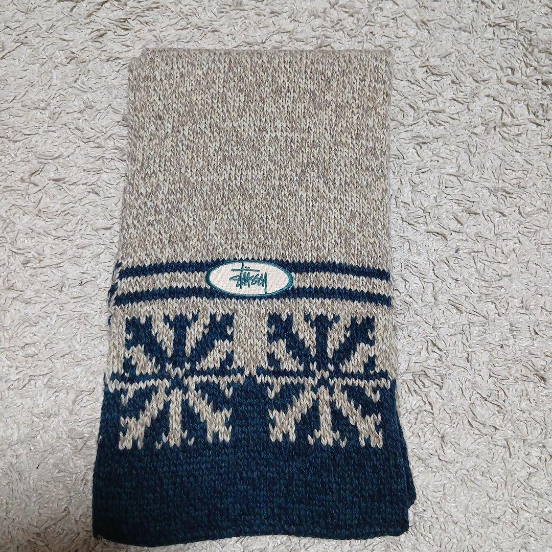 stussy 90s マフラーold stussy アメリカ製 ヴィンテージ