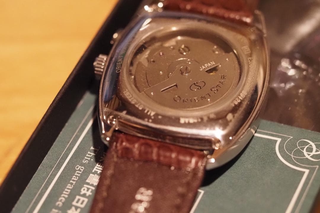 ORIENT STAR ブラウンレザー 時計