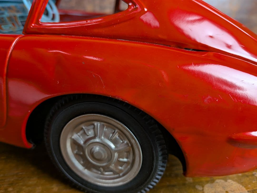 特大★古いブリキ★野村トーイ★トヨタ2000GT★全長48cm★USED