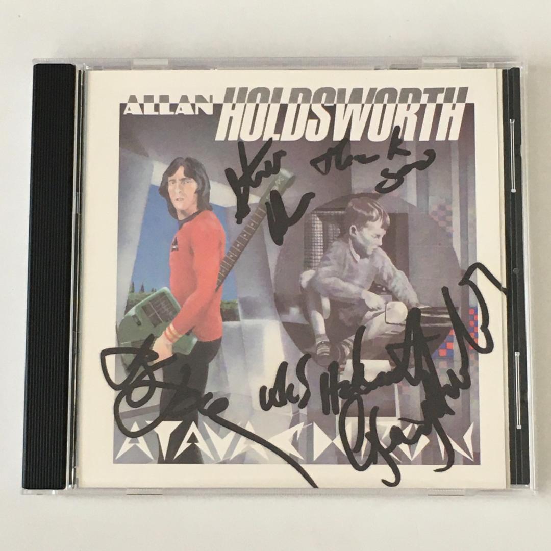 ま*う様 本人直筆サイン入り 希少 アラン・ホールズワース Atavachron