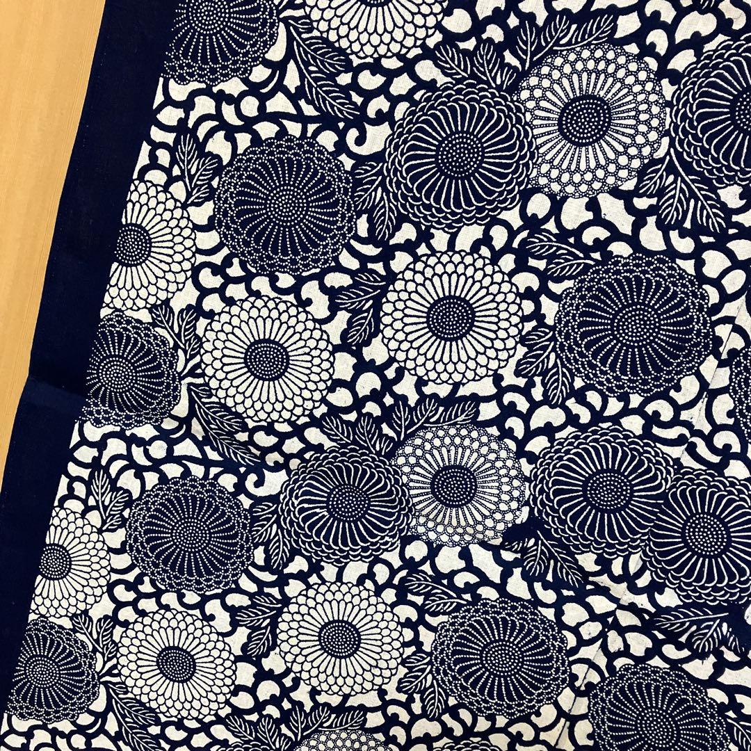 藍染 暖簾❣️本当に良い物をお探しの方❣️藍染工芸士『鈴木松男』作❣️長板藍染 ⑩-1