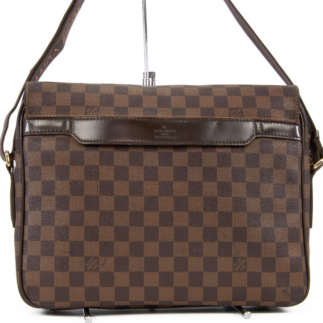 本物 ヴィトン メッセンジャーバッグ メンズ シェルトンMM ダミエ 茶色