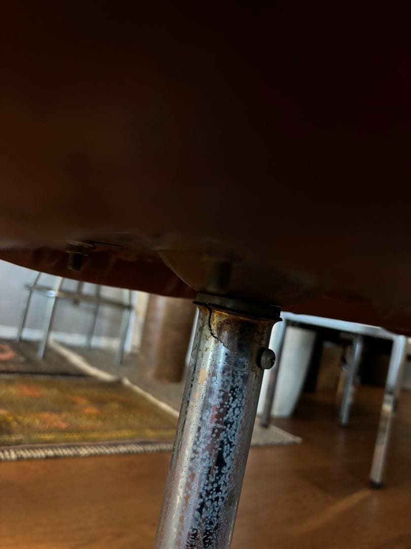 BARカウンターチェアバーガンディ 回転 スツール椅子