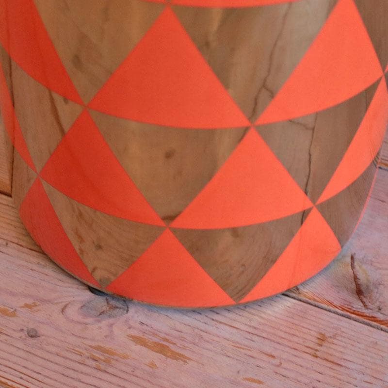 傘立て アンブレラスタンド 陶器製 オレンジ モダン 113-466