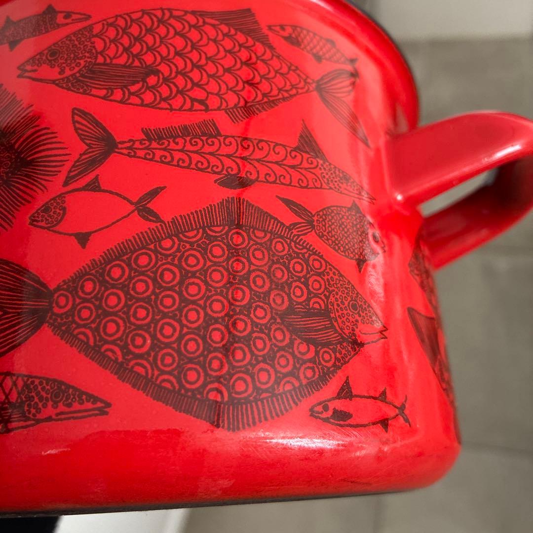 アラビア　FINEL フィネル　両手鍋 魚柄　NEPTUN