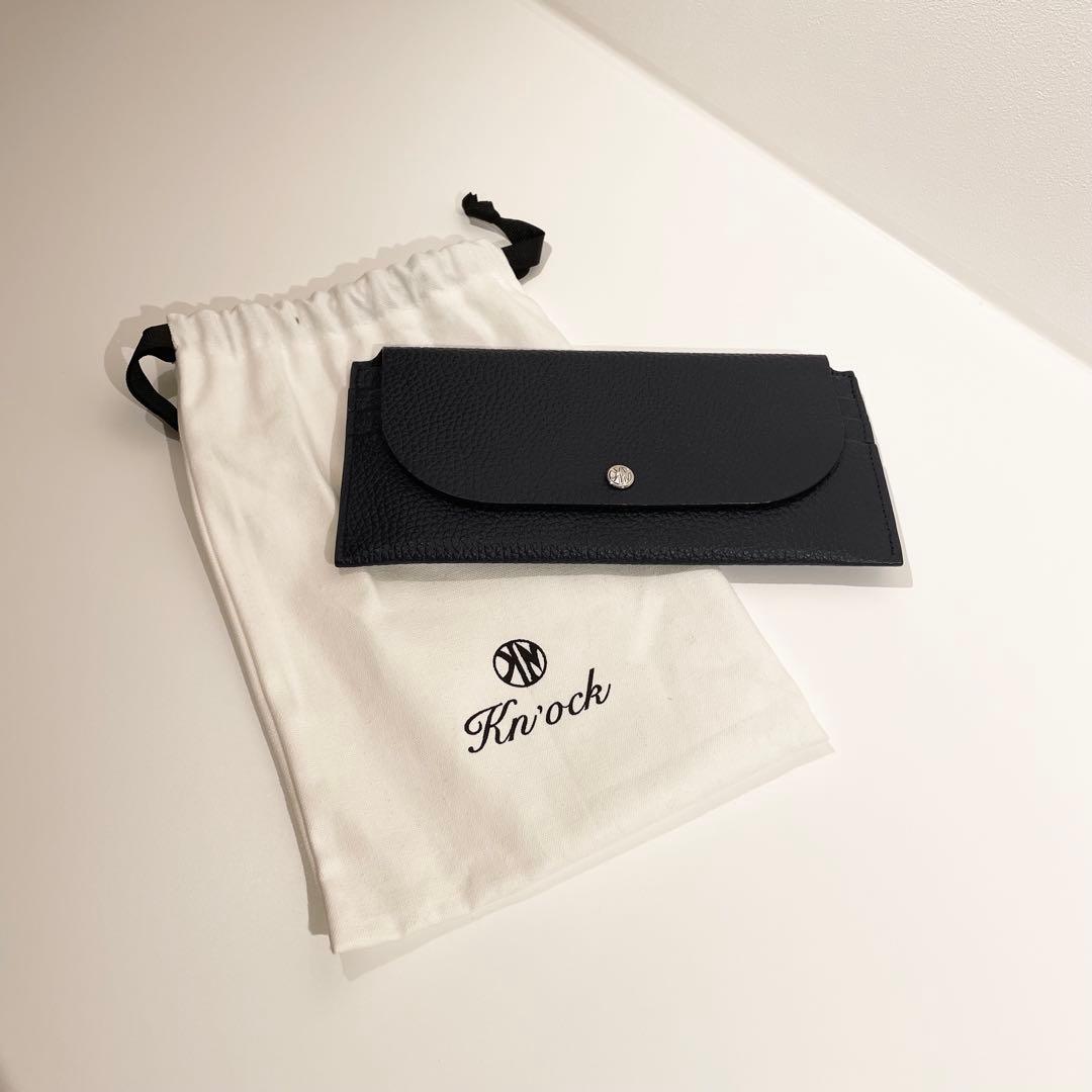 早い者勝ち　韓国　バインダー　貯金　長財布　薄い財布　ネイビー