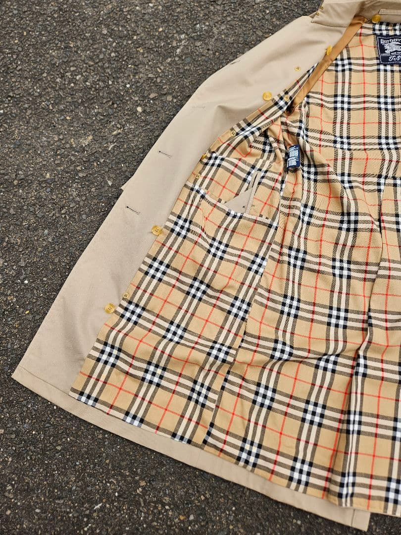 【BURBERRY】ヴィンテージ 英国製 ライナー付きトレンチコート