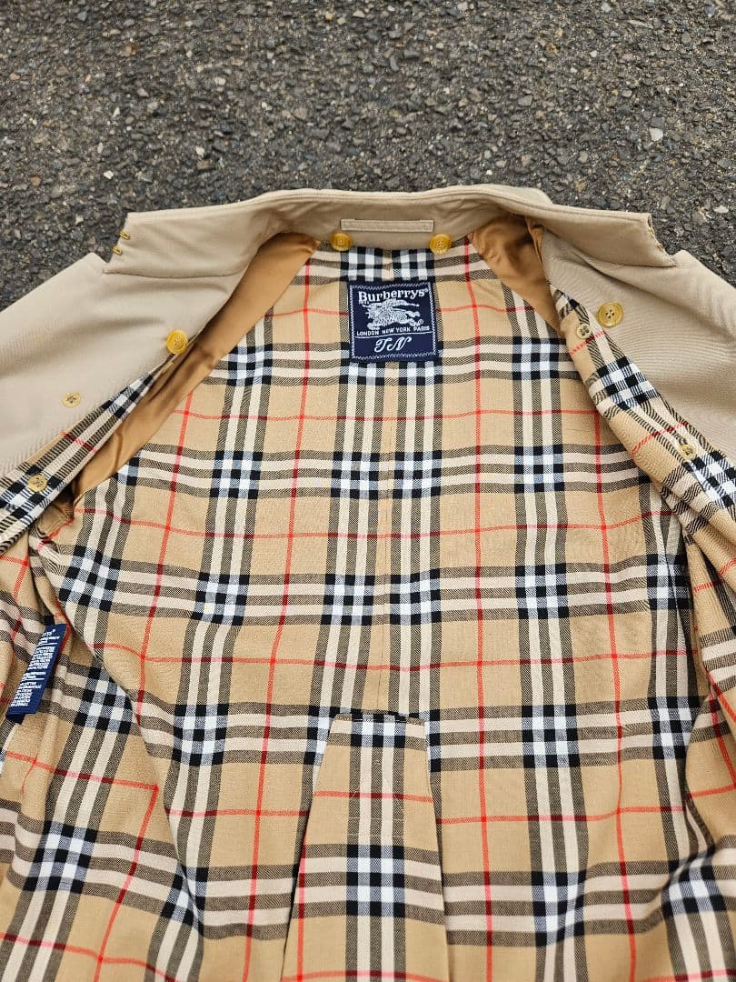【BURBERRY】ヴィンテージ 英国製 ライナー付きトレンチコート