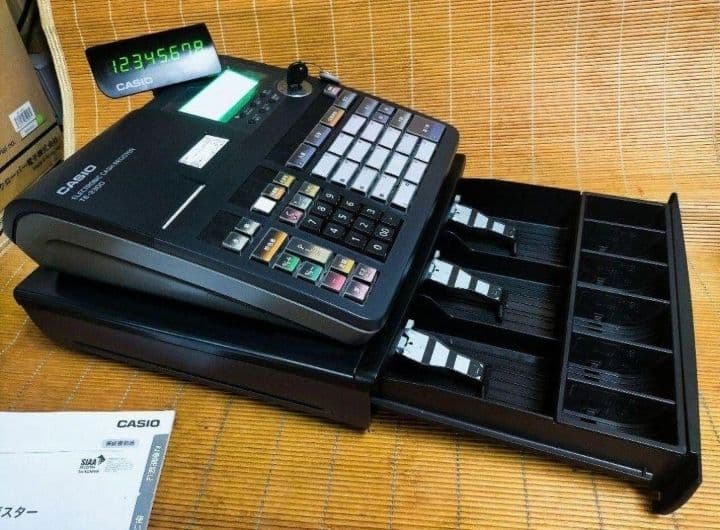 カシオレジスター　TE-2300　フル設定無料　コンパクト　900000