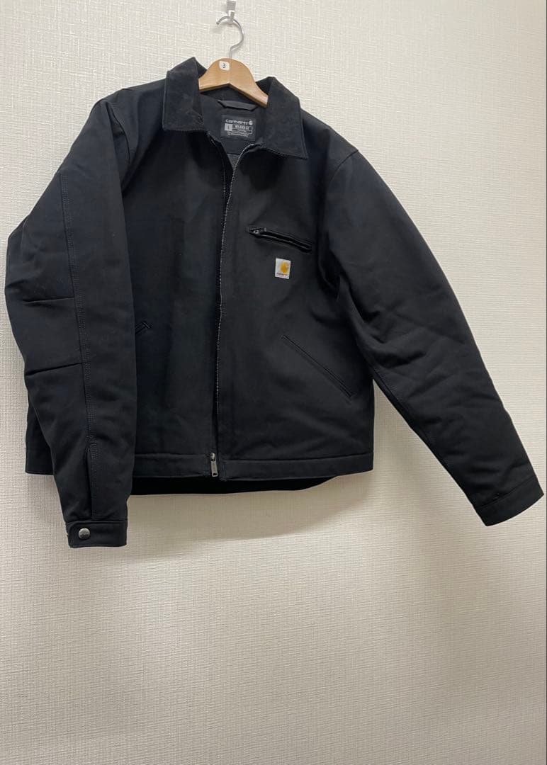 carhartt ブラック デトロイトジャケット L
