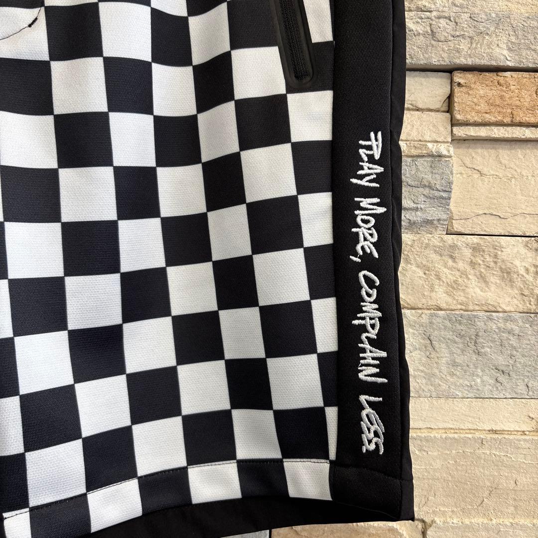 デヴァローゴルフ　ハーフパンツ　チェッカーショーツ　サイズM