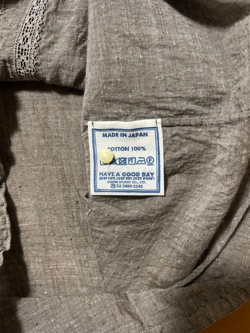 45R カディレースde Tシャツ　美品　モカブラウン　お値下げ