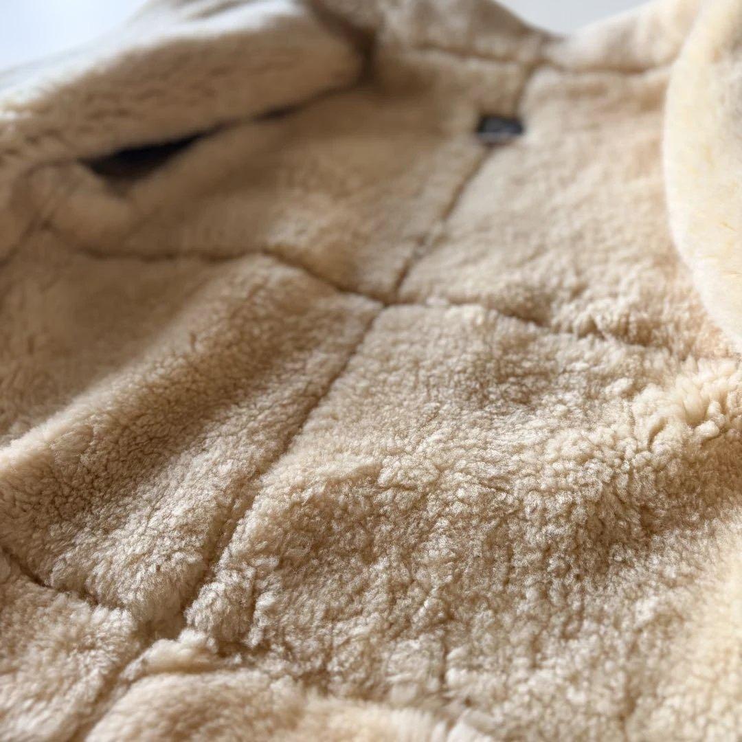 AVREX/B03/38サイズ/AC-17755/ブラウン/ボア/ムートン