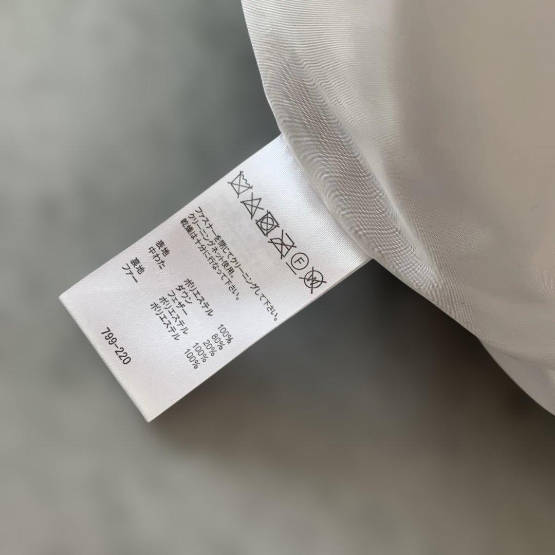 未使用✨FILAGOLFライトグレー ロングダウンジャケット L タイトフィット