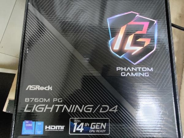 ASRock B760M PG LIGHTNING/D4 動作確認済み中古品