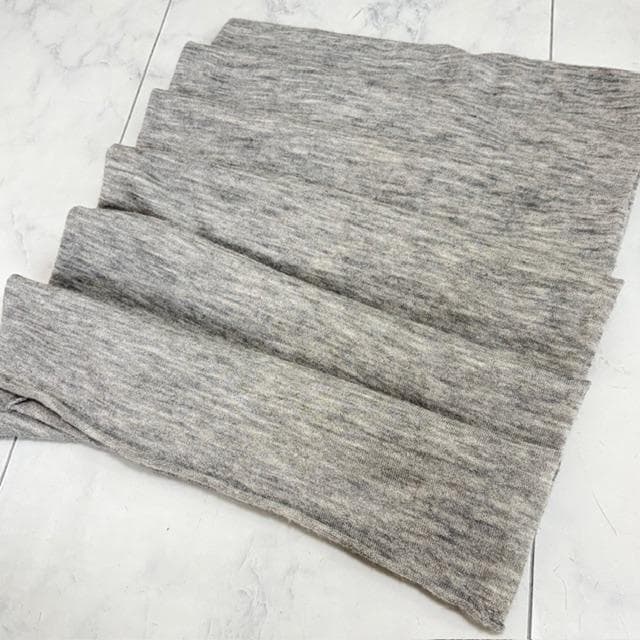 新品未使用★ジョゼフ オンワード カシミアマフラー グレー濃淡 マーブル 男女◎