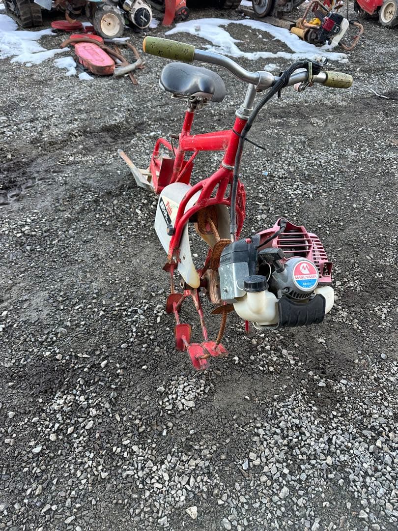 操舵機構搭載丸山 乗用溝切機 MKF-A426 田面ライダー溝切り機 みぞきり