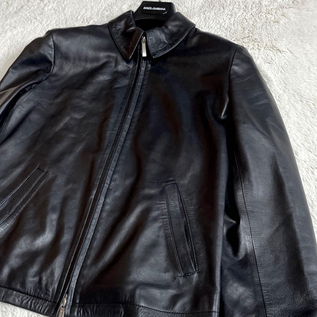 美品 BURBERRY 比翼バーバリー ノバチェック シングル レザージャケット