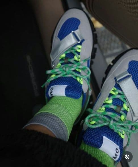 Tomo様【新品】OMMO◎TWIST LACE BELTED SNEAKERS