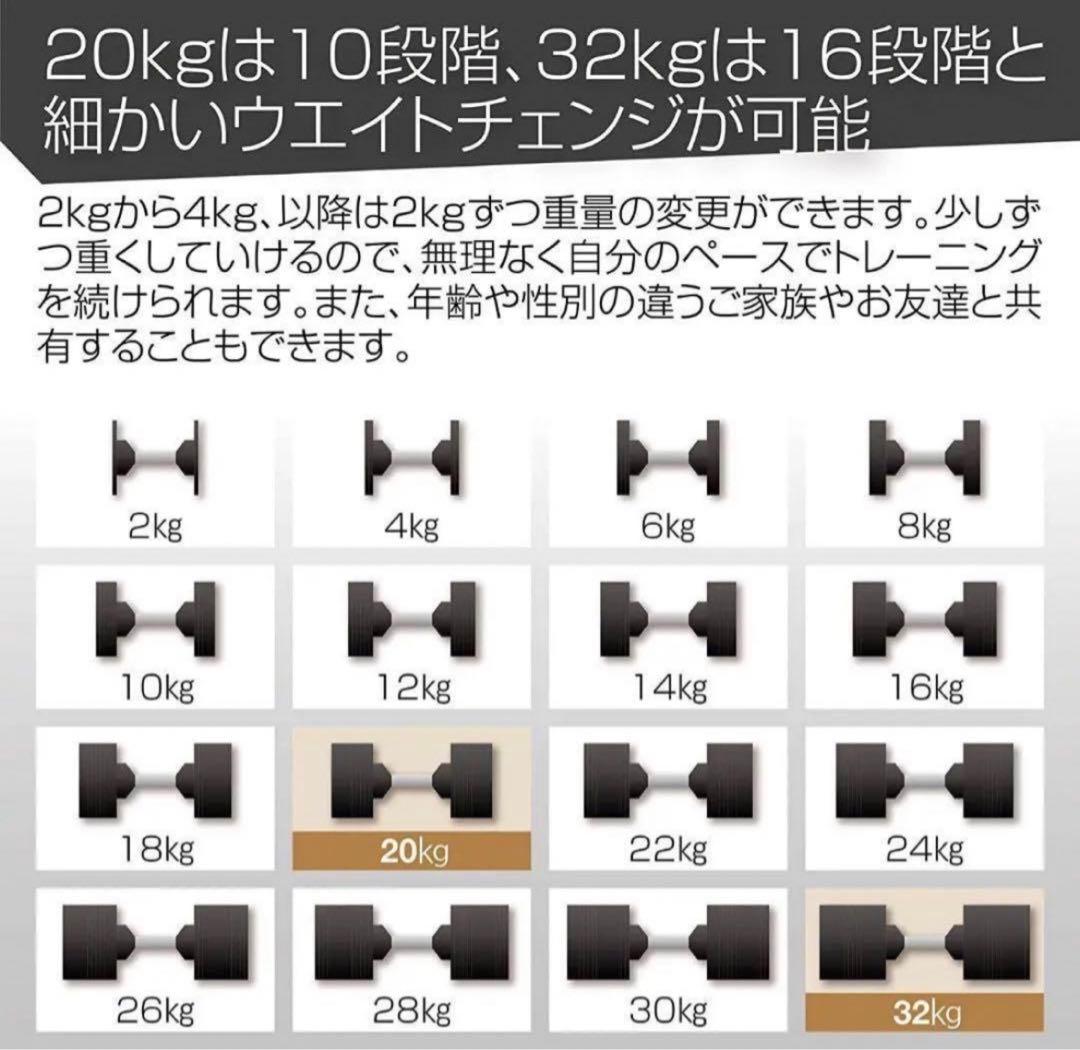 新品未使用　NUO FLEXBELL フレックスベル 20Kg×2/2Kg刻み