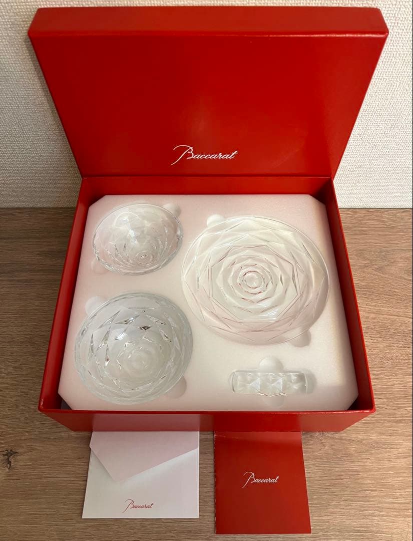 Baccarat バカラ　スウィング　アジアンセット　箱付　未使用　美品