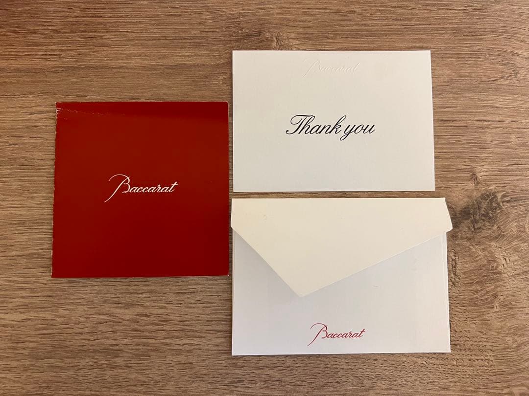 Baccarat バカラ　スウィング　アジアンセット　箱付　未使用　美品